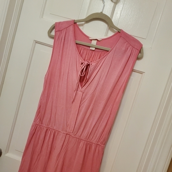 H&M Pink Knit Sleeveless Summer Dress Size Medium - Picture 10 of 10